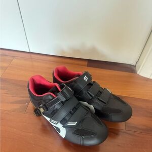 Peloton Black and Red Cycling Shoes